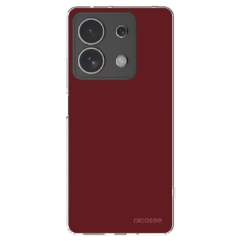 Picasee διαφανής θήκη σιλικόνης Xiaomi Redmi Note 13 4G - Red Bliss