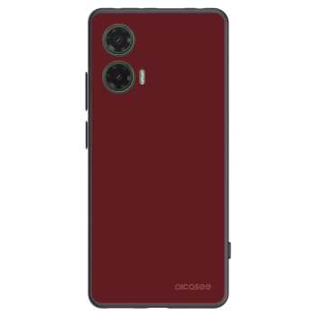 Picasee Μαύρη θήκη σιλικόνης για Motorola Moto G35 5G - Red Bliss