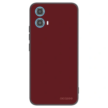 Picasee Μαύρη θήκη σιλικόνης για Motorola Moto G34 5G - Red Bliss