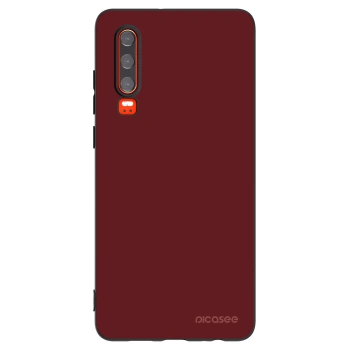 Picasee Μαύρη θήκη σιλικόνης για Huawei P30 - Red Bliss