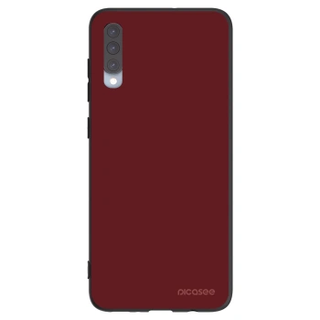 Picasee Μαύρη θήκη σιλικόνης για Samsung Galaxy A70 A705F - Red Bliss