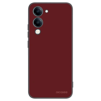 Picasee Μαύρη θήκη σιλικόνης για Vivo Y29s 5G - Red Bliss