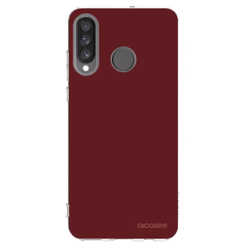 Picasee διαφανής θήκη σιλικόνης Huawei P30 Lite - Red Bliss