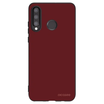 Picasee Μαύρη θήκη σιλικόνης για Huawei P30 Lite - Red Bliss