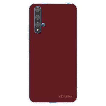 Picasee διαφανής θήκη σιλικόνης Huawei Nova 5T - Red Bliss