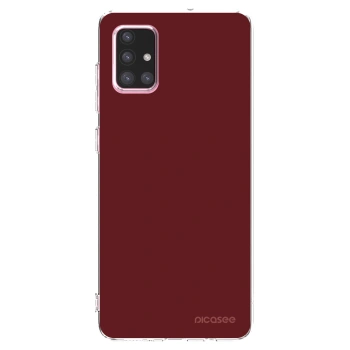Picasee διαφανής θήκη σιλικόνης Samsung Galaxy A71 A715F - Red Bliss