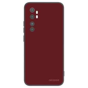Picasee Μαύρη θήκη σιλικόνης για Xiaomi Mi Note 10 Lite - Red Bliss