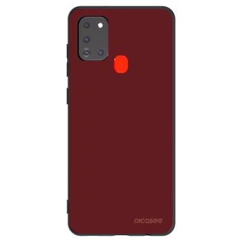 Picasee Μαύρη θήκη σιλικόνης για Samsung Galaxy A21s - Red Bliss