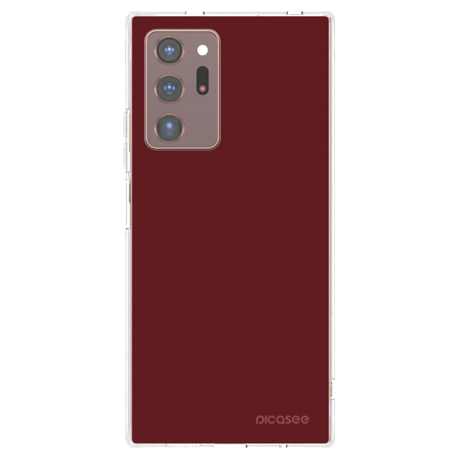 Picasee διαφανής θήκη σιλικόνης Samsung Galaxy Note 20 Ultra - Red Bliss
