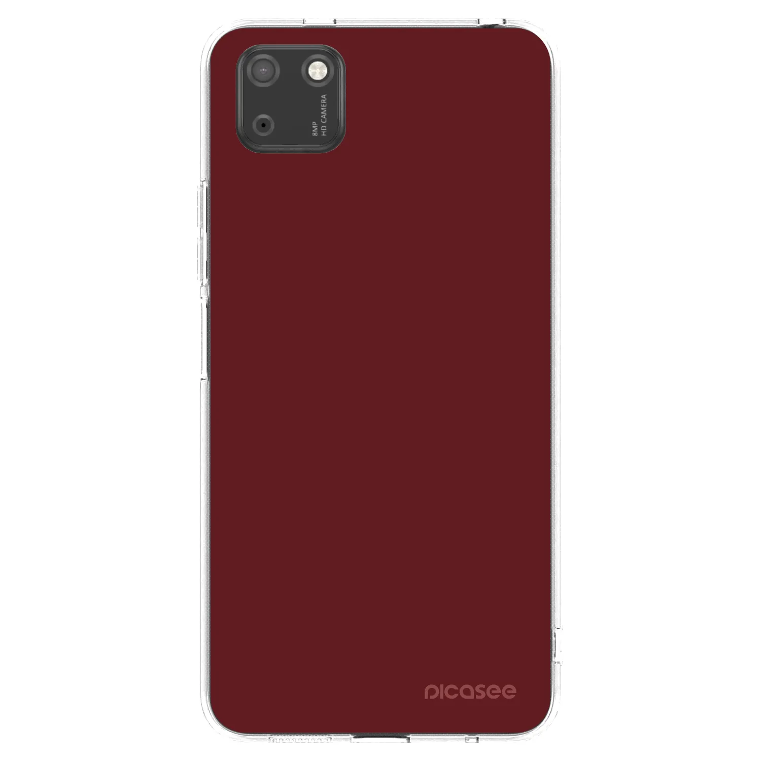 Picasee διαφανής θήκη σιλικόνης Huawei Y5P - Red Bliss