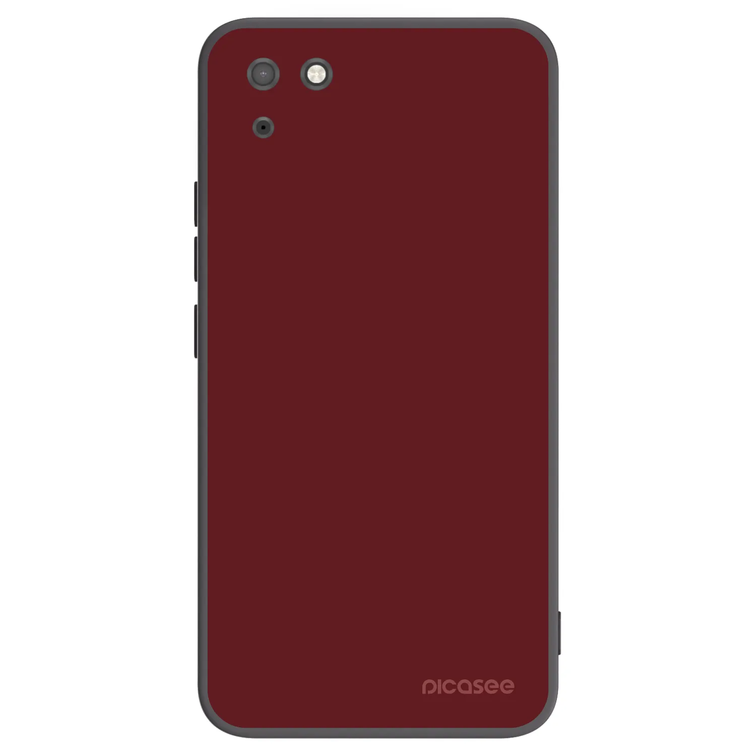 Picasee Μαύρη θήκη σιλικόνης για Huawei Y5P - Red Bliss