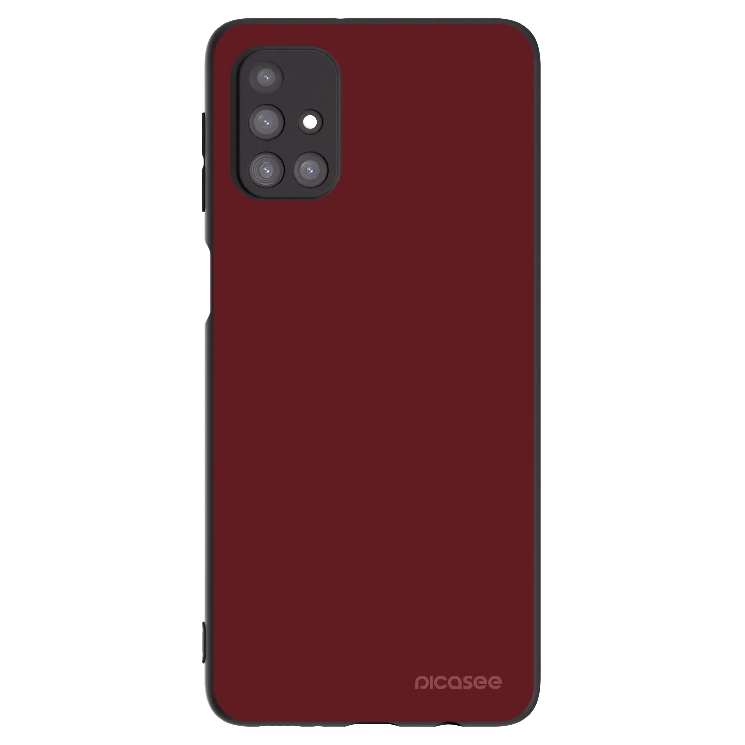 Picasee Μαύρη θήκη σιλικόνης για Samsung Galaxy M31s - Red Bliss