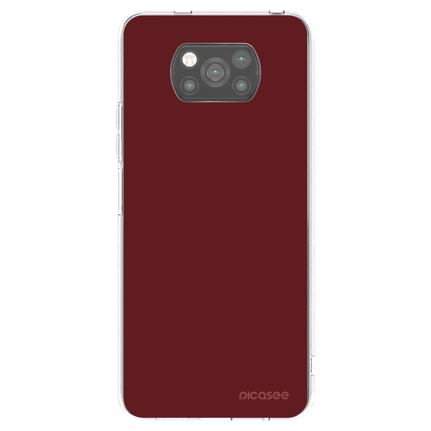 Picasee Μαύρη θήκη σιλικόνης για Xiaomi Poco X3 - Red Bliss