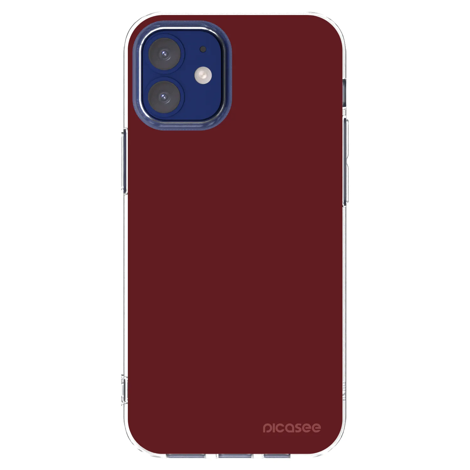 Picasee διαφανής θήκη σιλικόνης Apple iPhone 12 mini - Red Bliss
