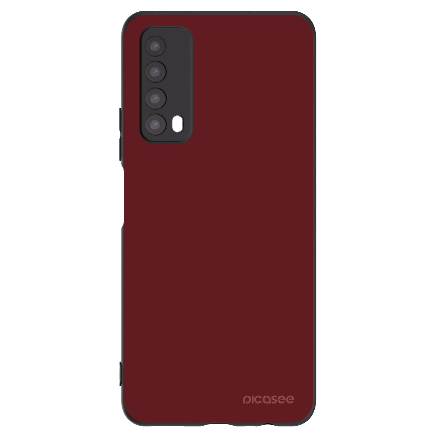 Picasee Μαύρη θήκη σιλικόνης για Huawei P Smart 2021 - Red Bliss