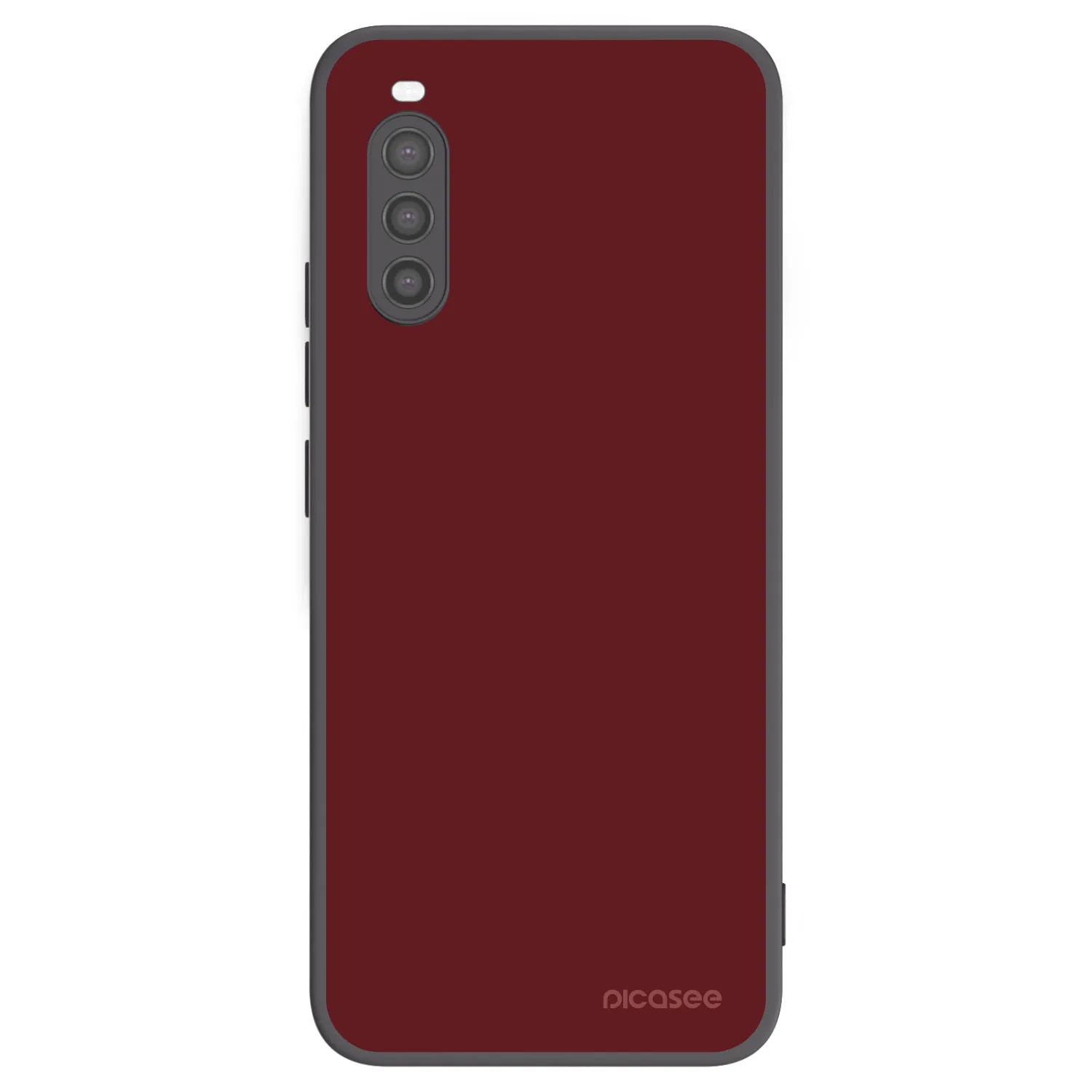 Picasee Μαύρη θήκη σιλικόνης για Sony Xperia 10 II - Red Bliss