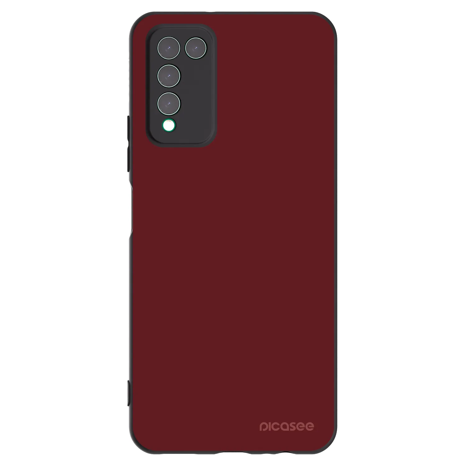 Picasee Μαύρη θήκη σιλικόνης για Honor 10X Lite - Red Bliss