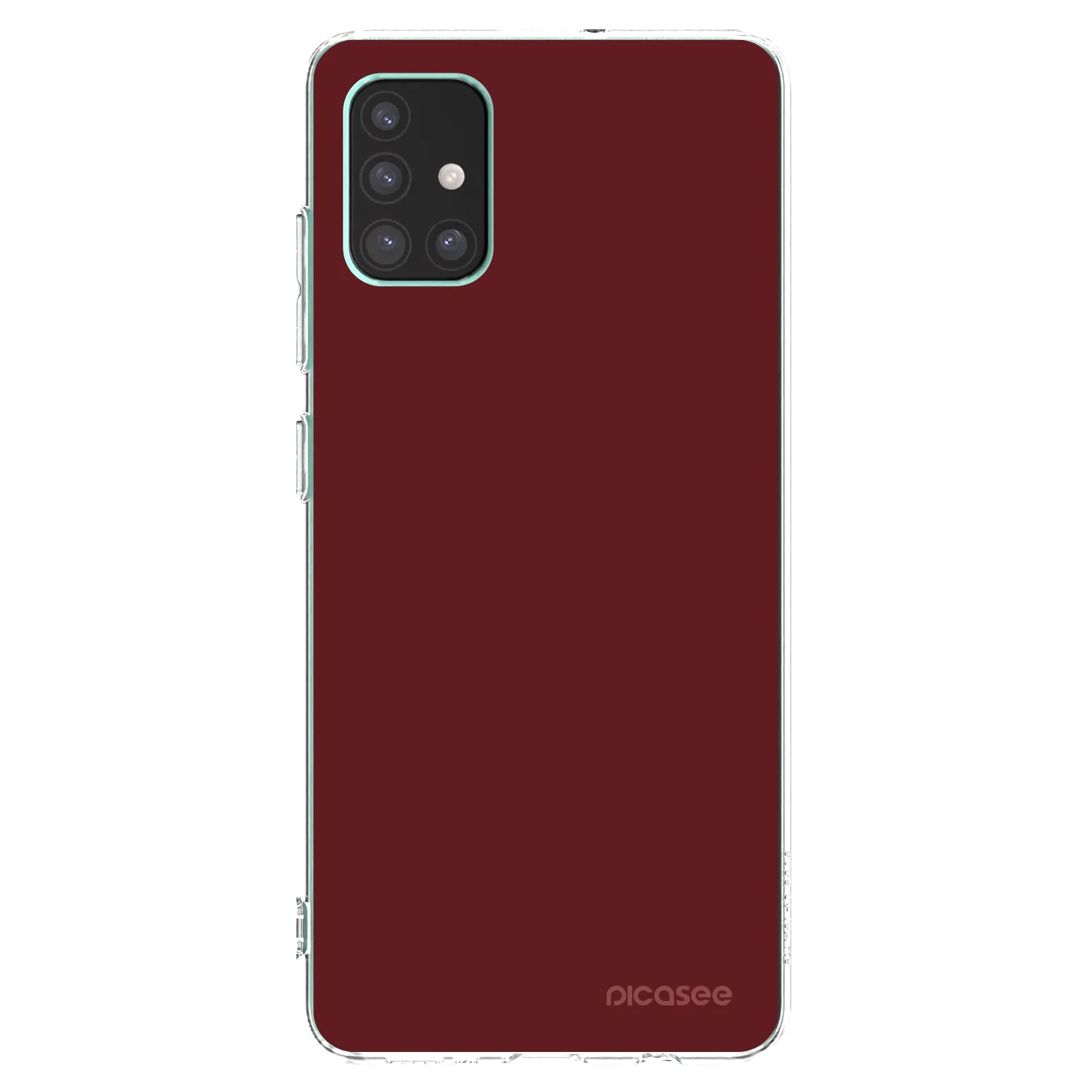 Picasee διαφανής θήκη σιλικόνης Samsung Galaxy M51 M515F - Red Bliss
