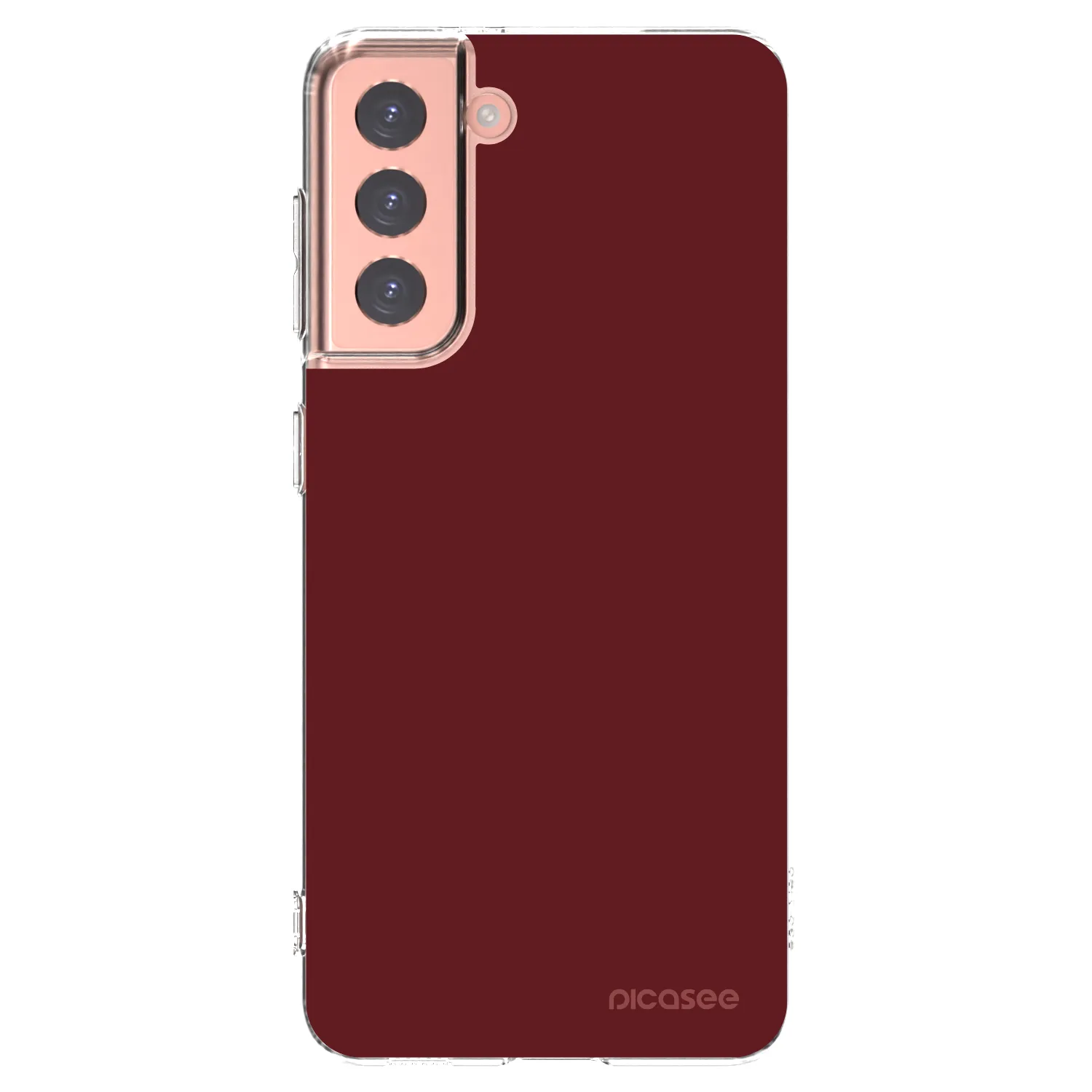 Picasee διαφανής θήκη σιλικόνης Samsung Galaxy S21 5G G991B - Red Bliss