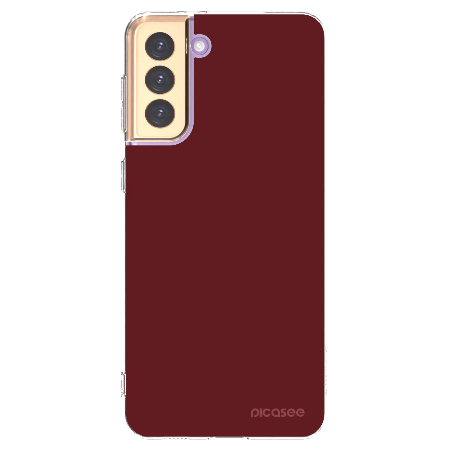 Picasee διαφανής θήκη σιλικόνης Samsung Galaxy S21+ 5G G996F - Red Bliss