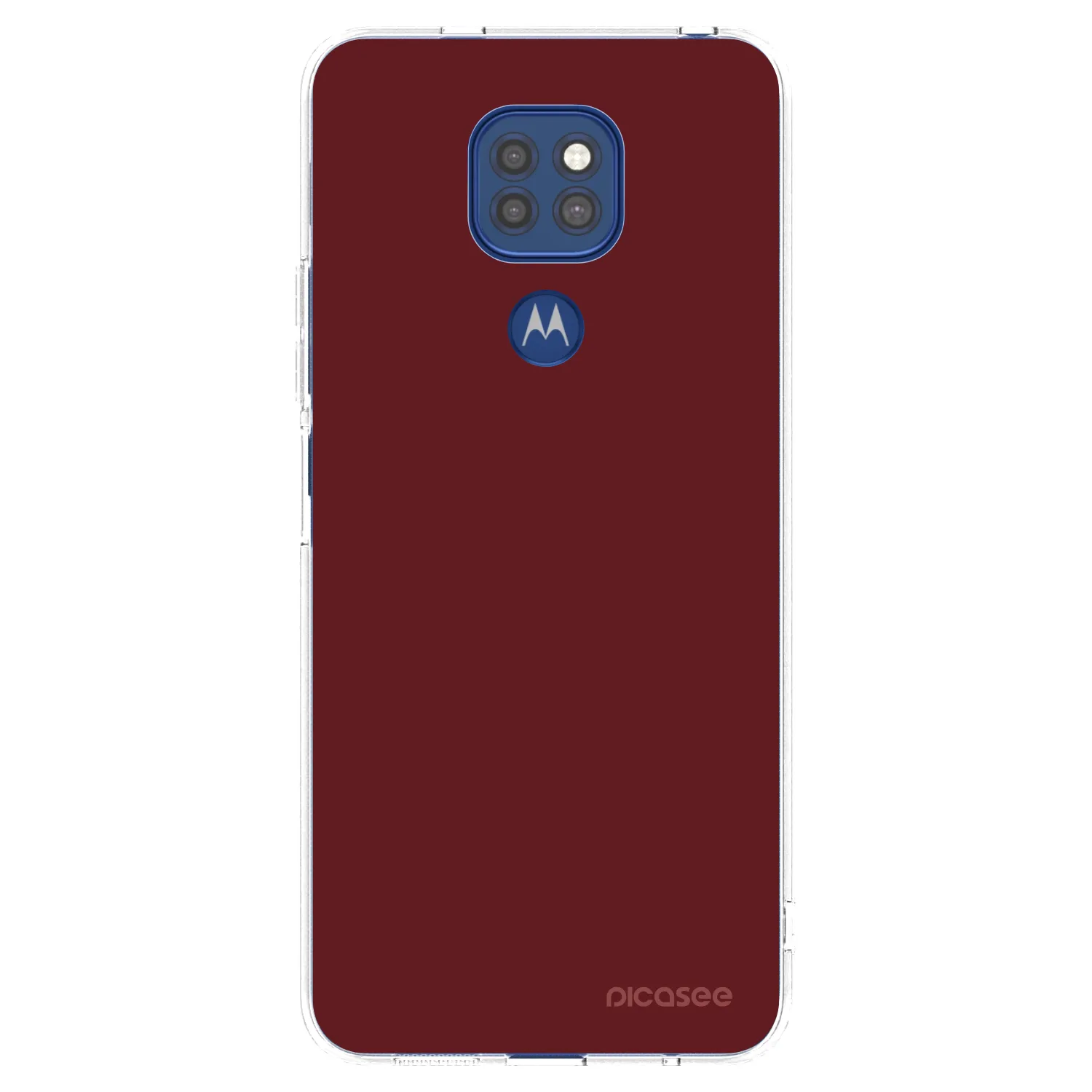 Picasee διαφανής θήκη σιλικόνης Motorola Moto G9 Play - Red Bliss