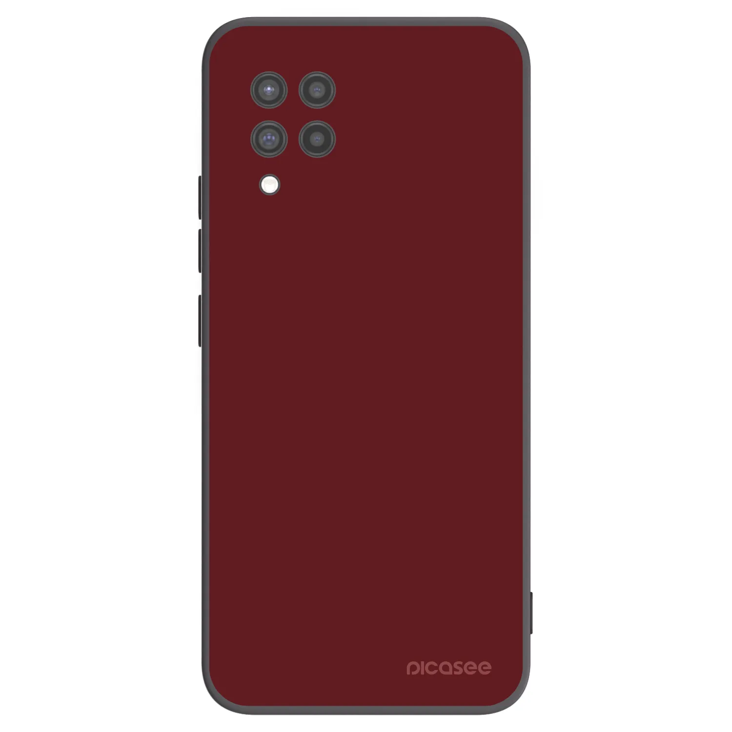 Picasee Μαύρη θήκη σιλικόνης για Samsung Galaxy A42 A426B - Red Bliss