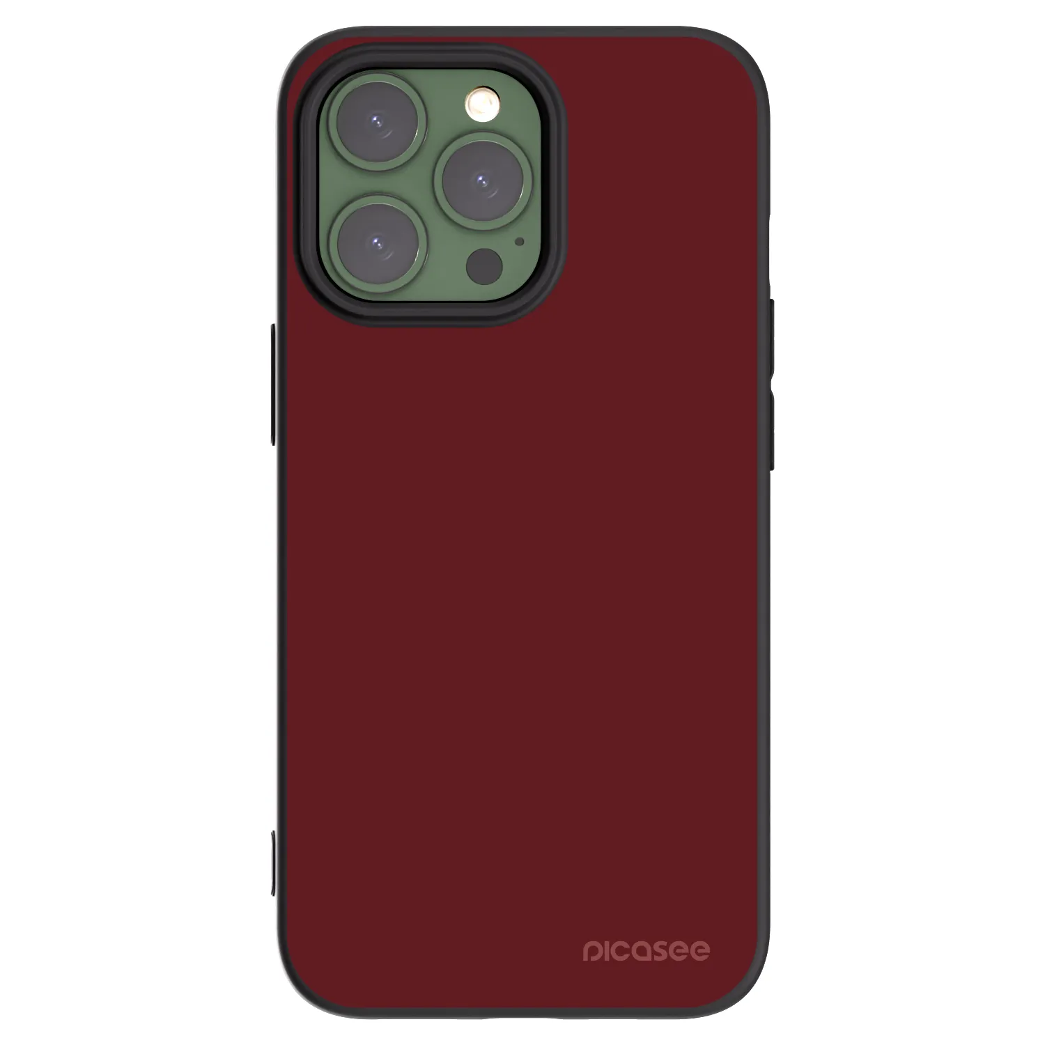 Picasee Μαύρη θήκη σιλικόνης για Apple iPhone 13 Pro - Red Bliss