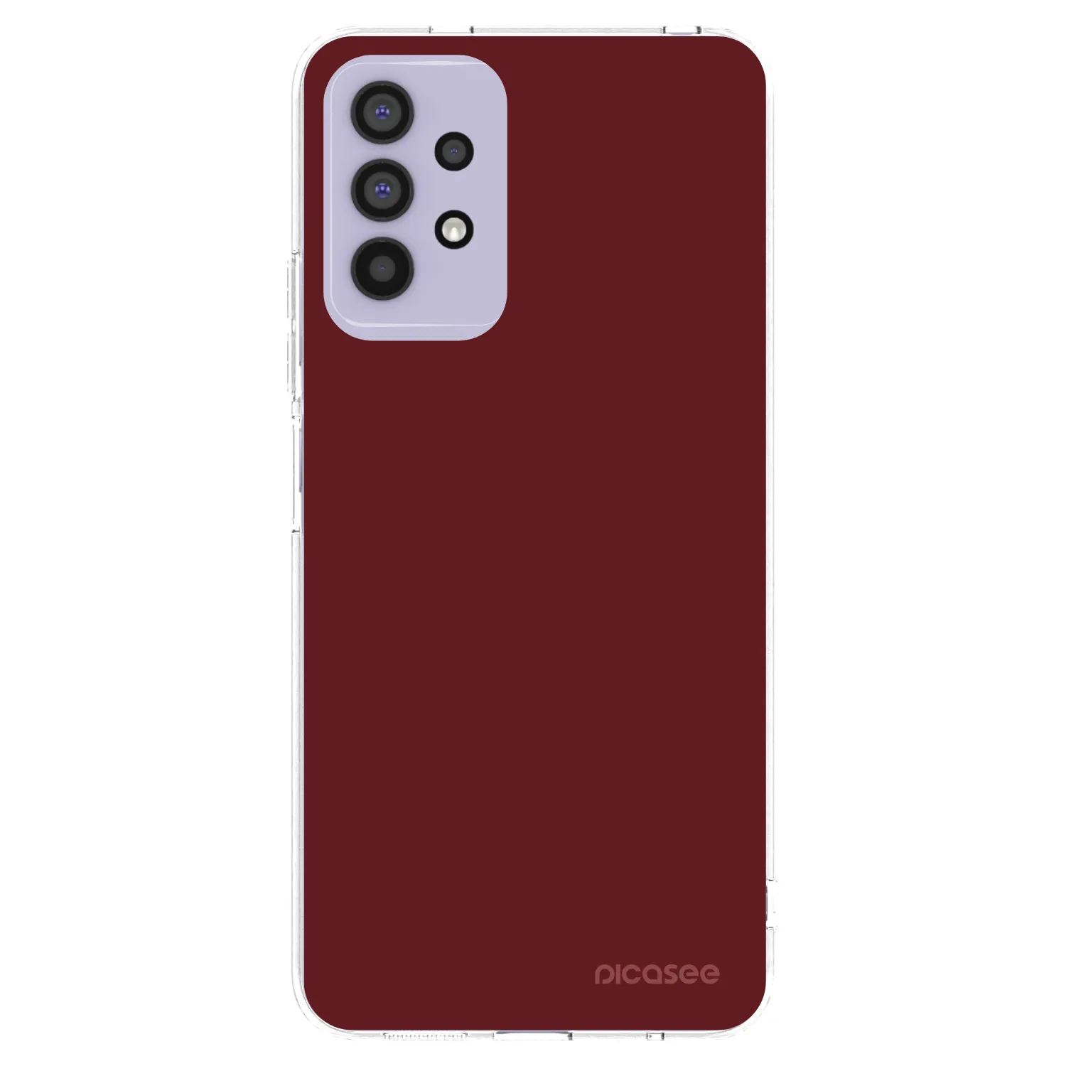 Picasee διαφανής θήκη σιλικόνης Samsung Galaxy A32 4G SM-A325F - Red Bliss
