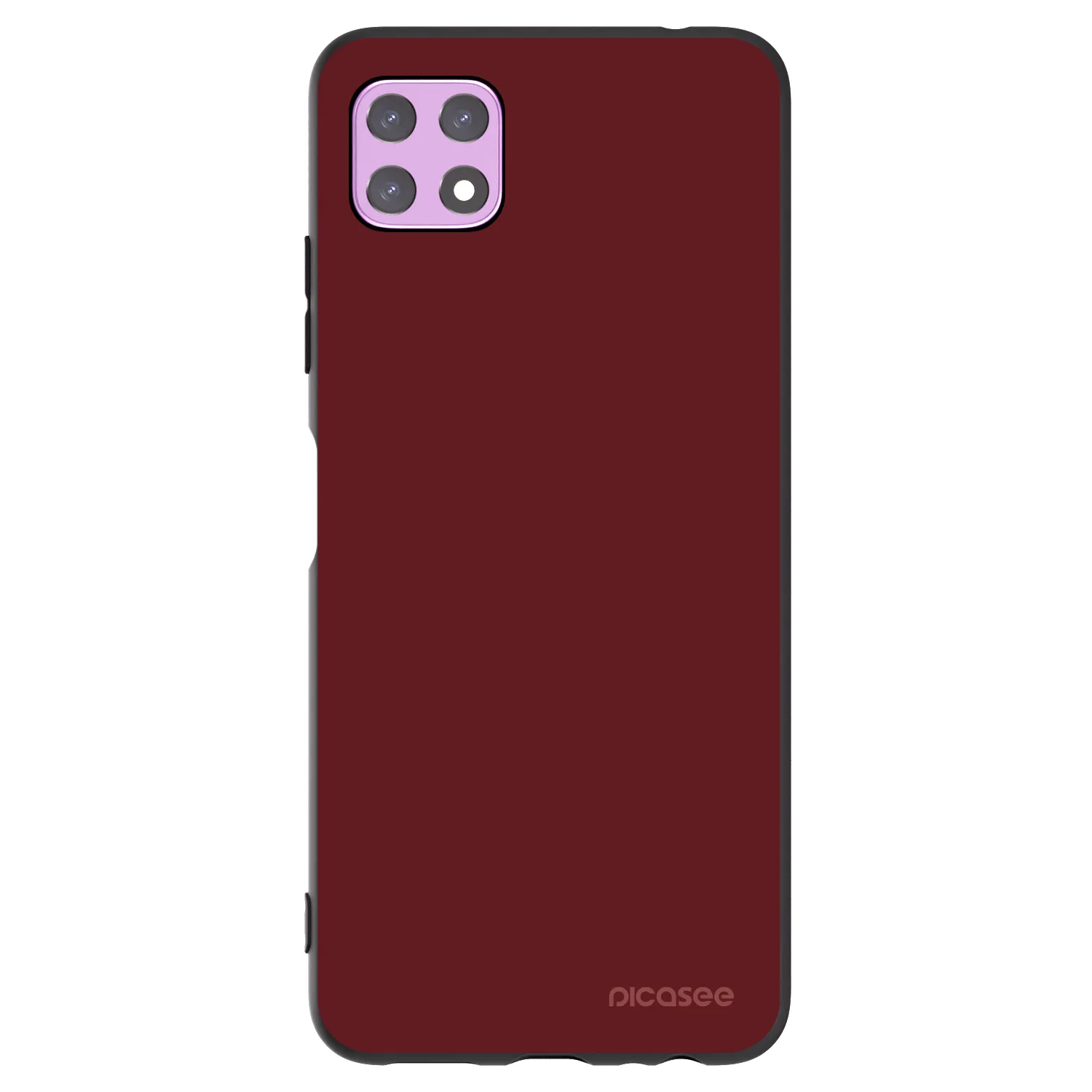 Picasee Μαύρη θήκη σιλικόνης για Samsung Galaxy A22 A226B 5G - Red Bliss