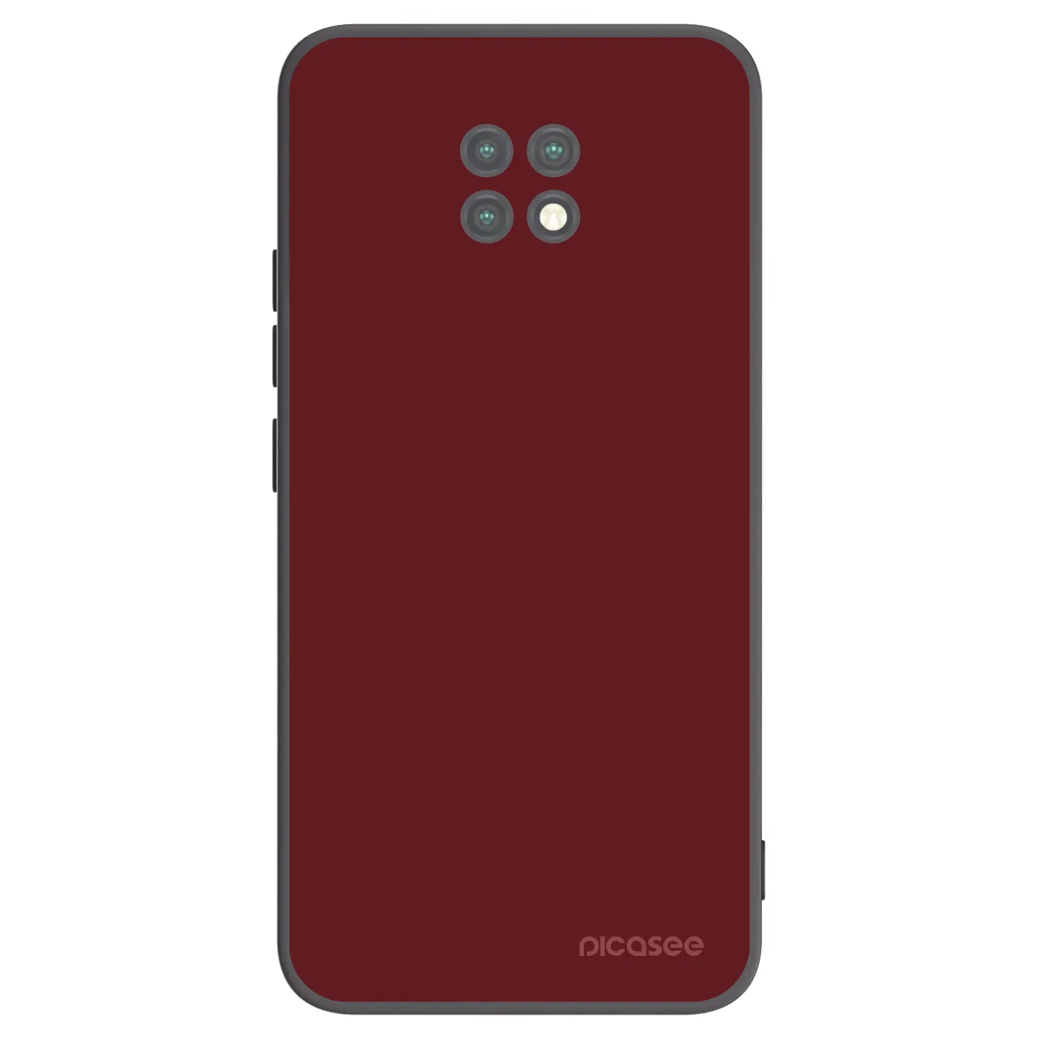 Picasee Μαύρη θήκη σιλικόνης για Xiaomi Redmi Note 9T - Red Bliss
