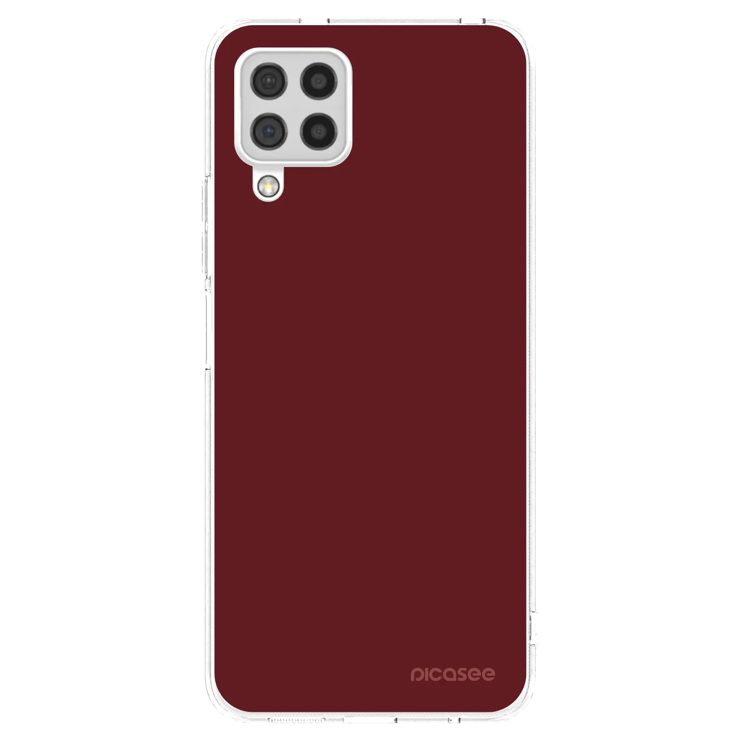 Picasee διαφανής θήκη σιλικόνης Samsung Galaxy A22 A225F 4G - Red Bliss