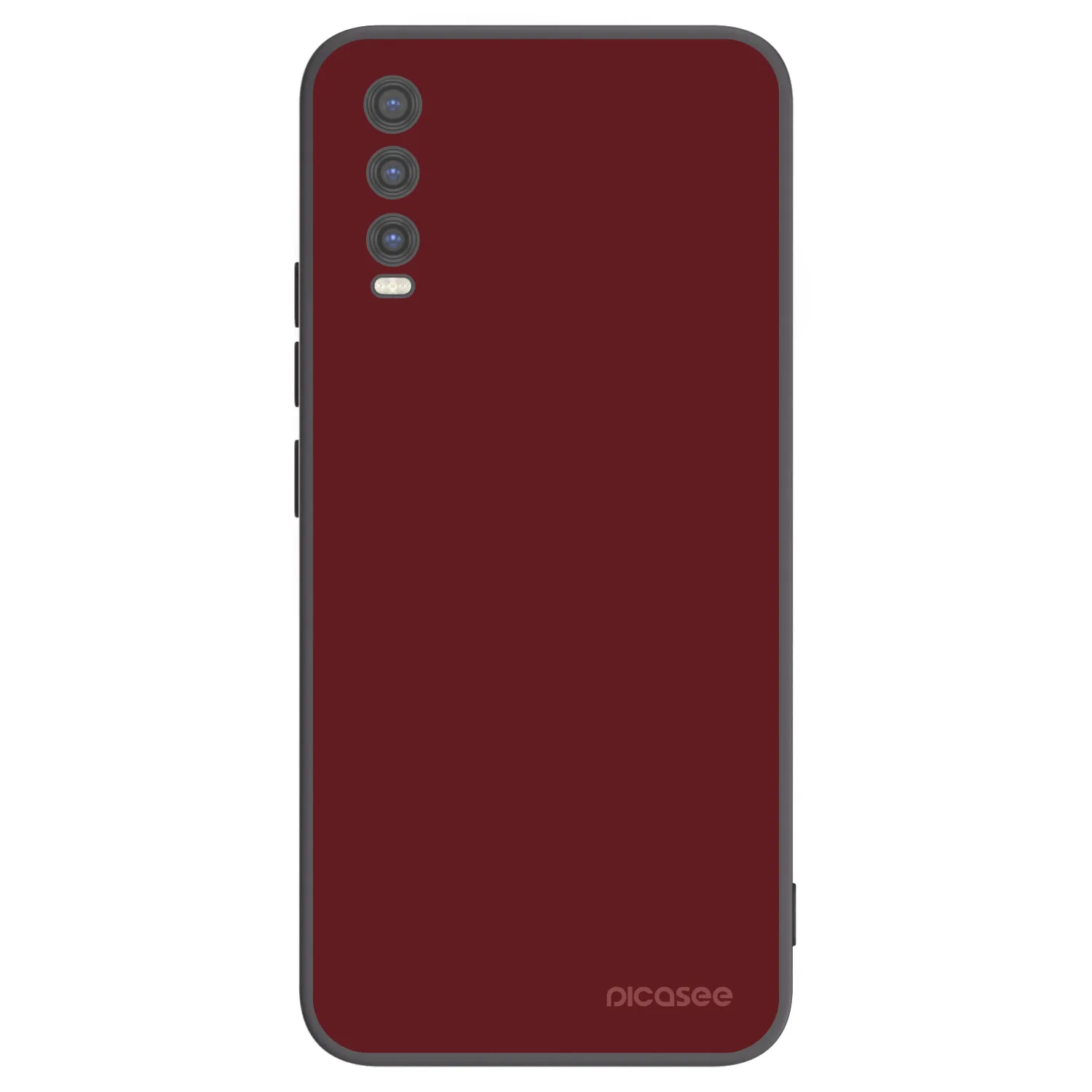 Picasee Μαύρη θήκη σιλικόνης για Vivo Y20s - Red Bliss