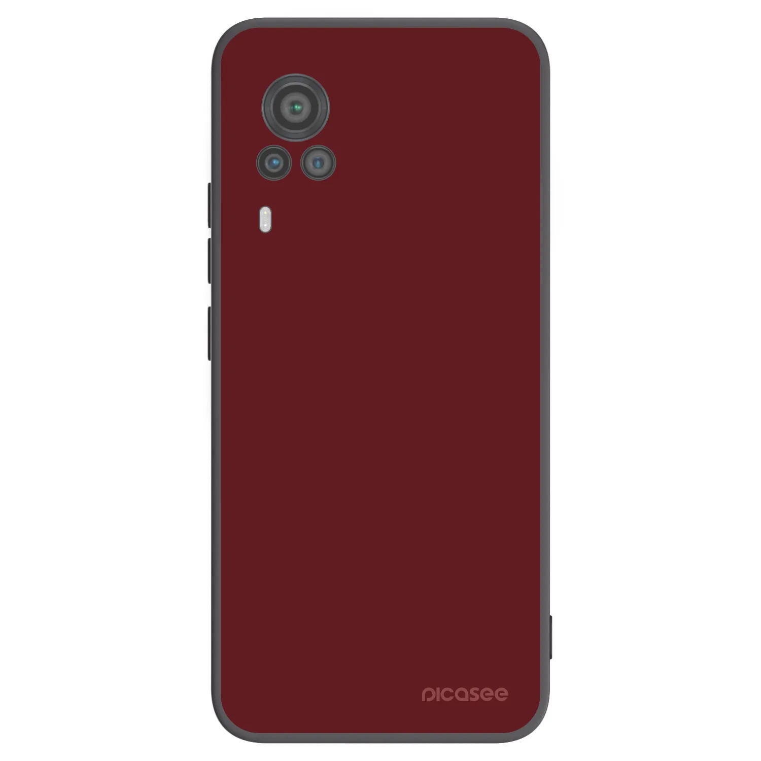 Picasee Μαύρη θήκη σιλικόνης για Vivo X60 Pro 5G - Red Bliss
