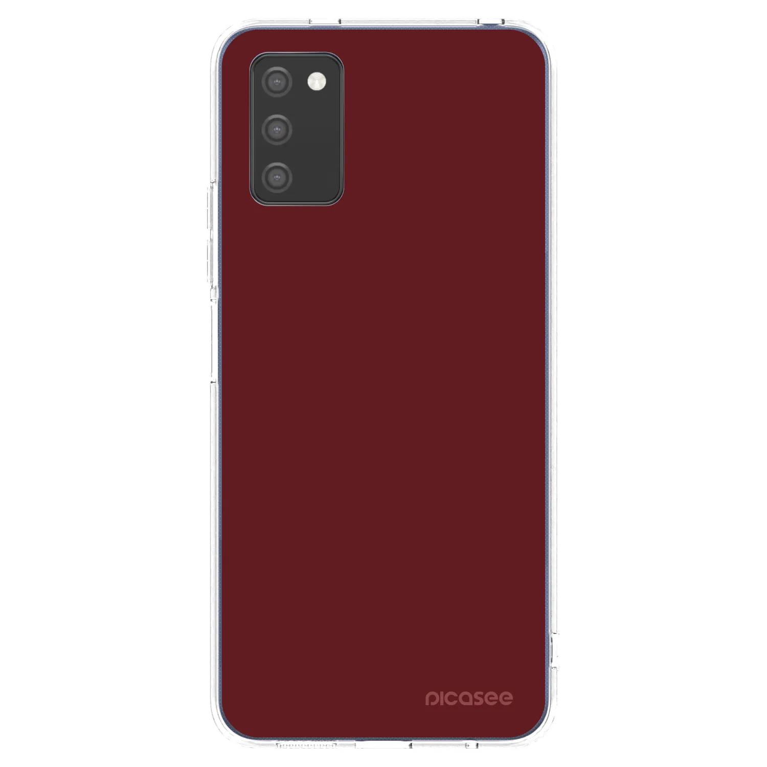 Picasee διαφανής θήκη σιλικόνης Samsung Galaxy A03s A037G - Red Bliss