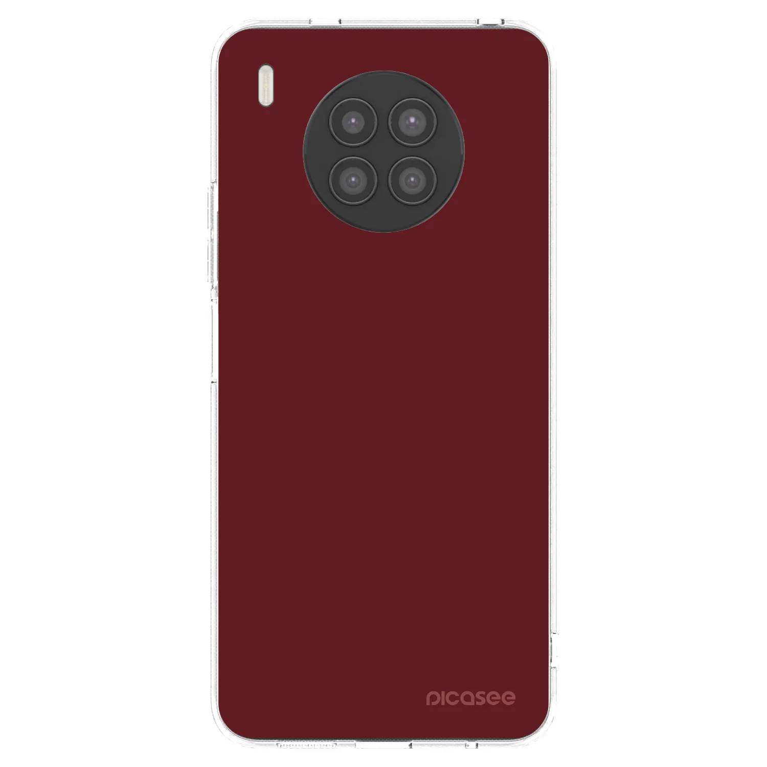Picasee διαφανής θήκη σιλικόνης Huawei Nova 8i - Red Bliss