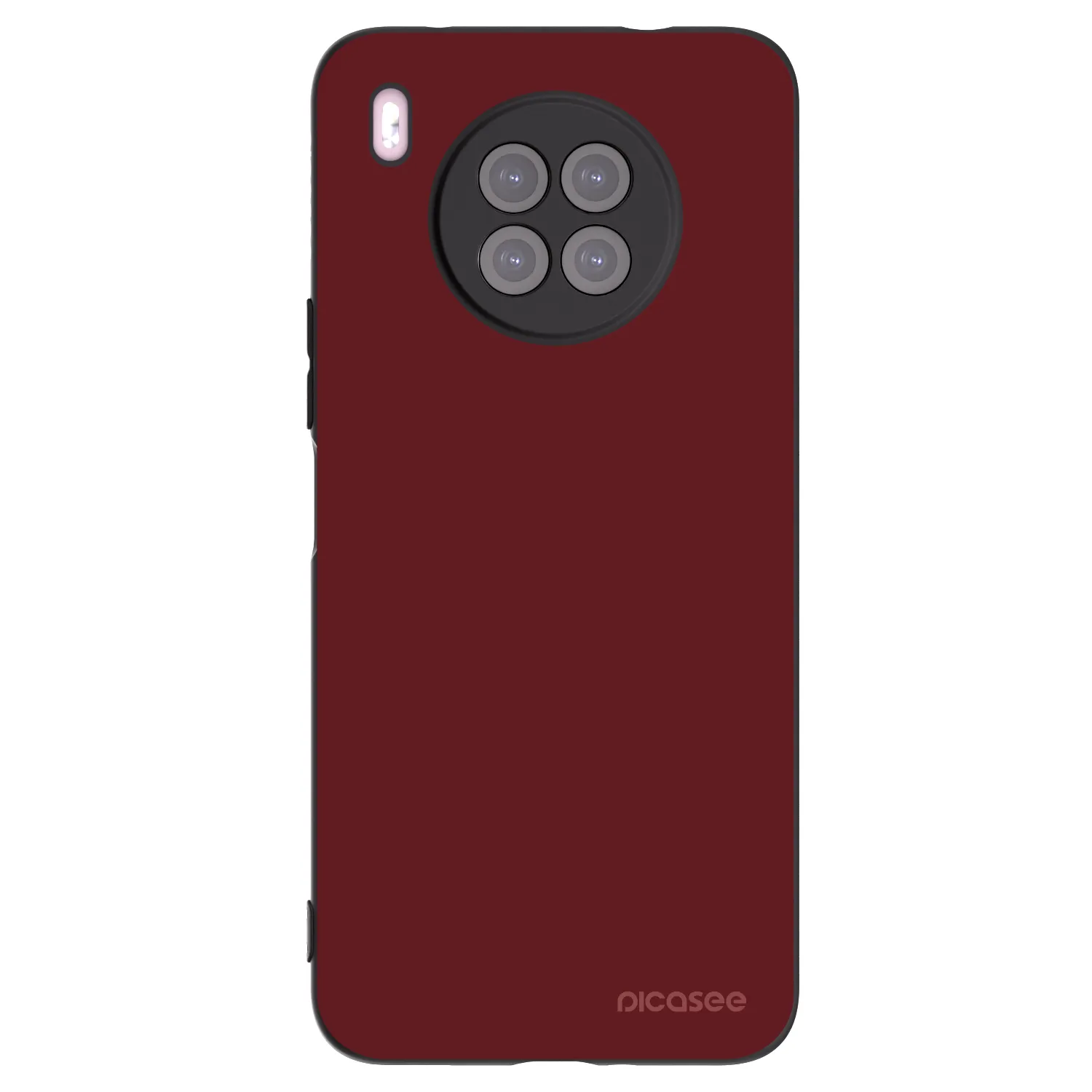 Picasee Μαύρη θήκη σιλικόνης για Huawei Nova 8i - Red Bliss