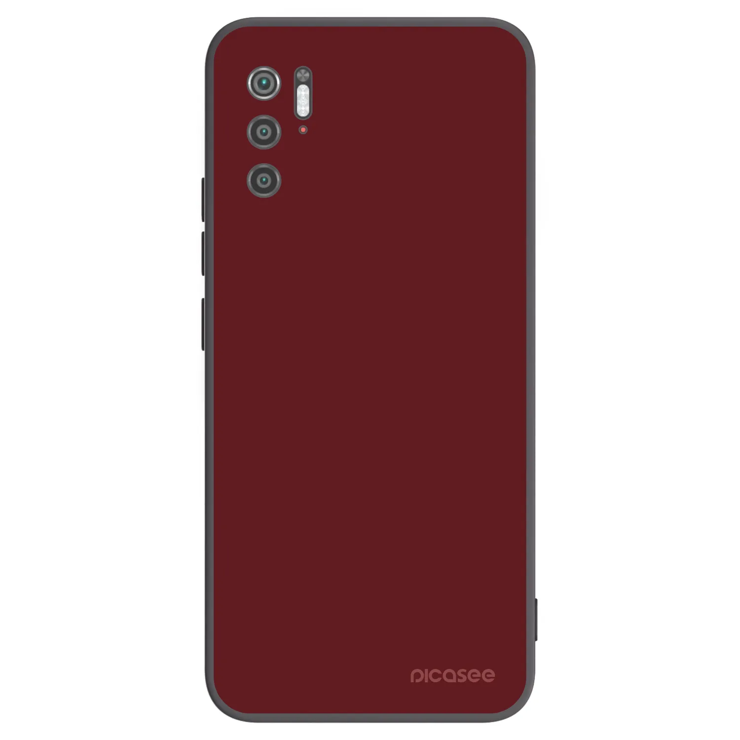 Picasee Μαύρη θήκη σιλικόνης για Xiaomi Poco M3 Pro 5G - Red Bliss