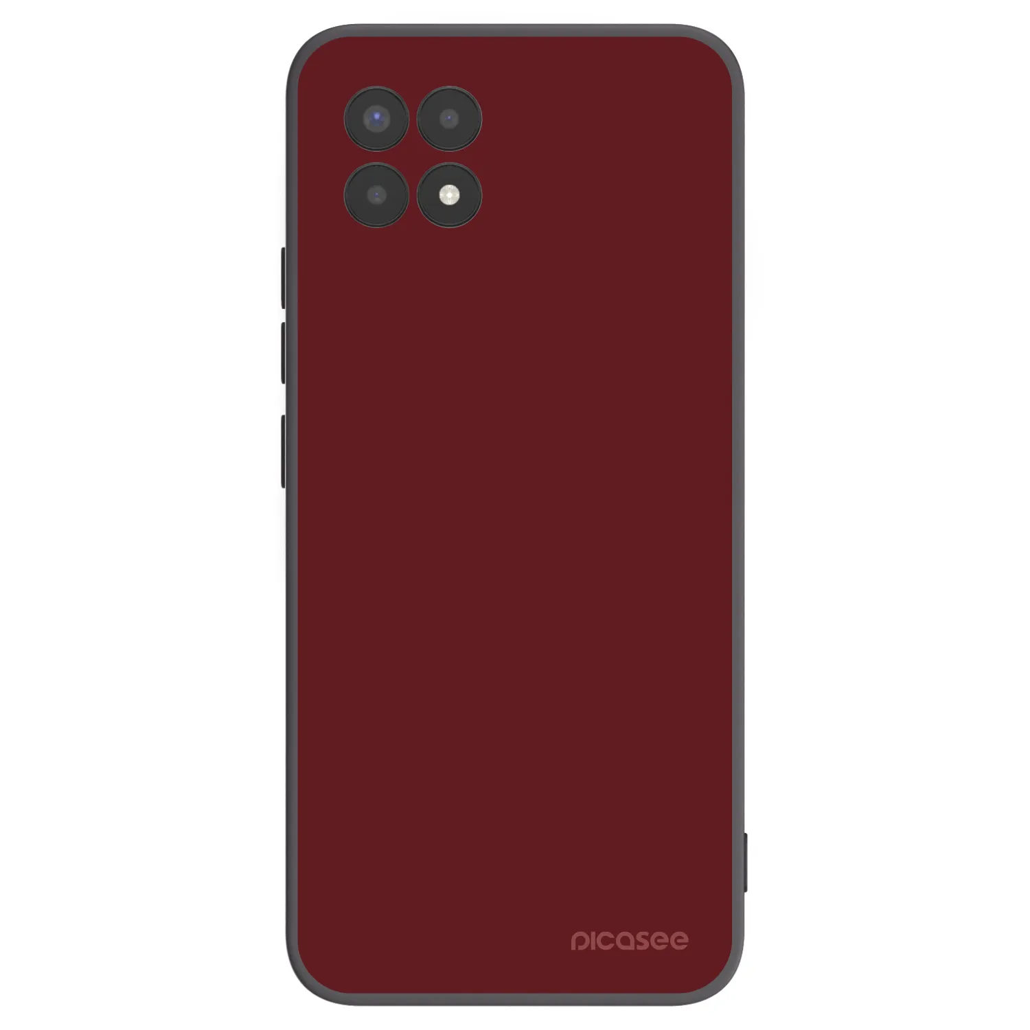 Picasee Μαύρη θήκη σιλικόνης για Realme 8i - Red Bliss