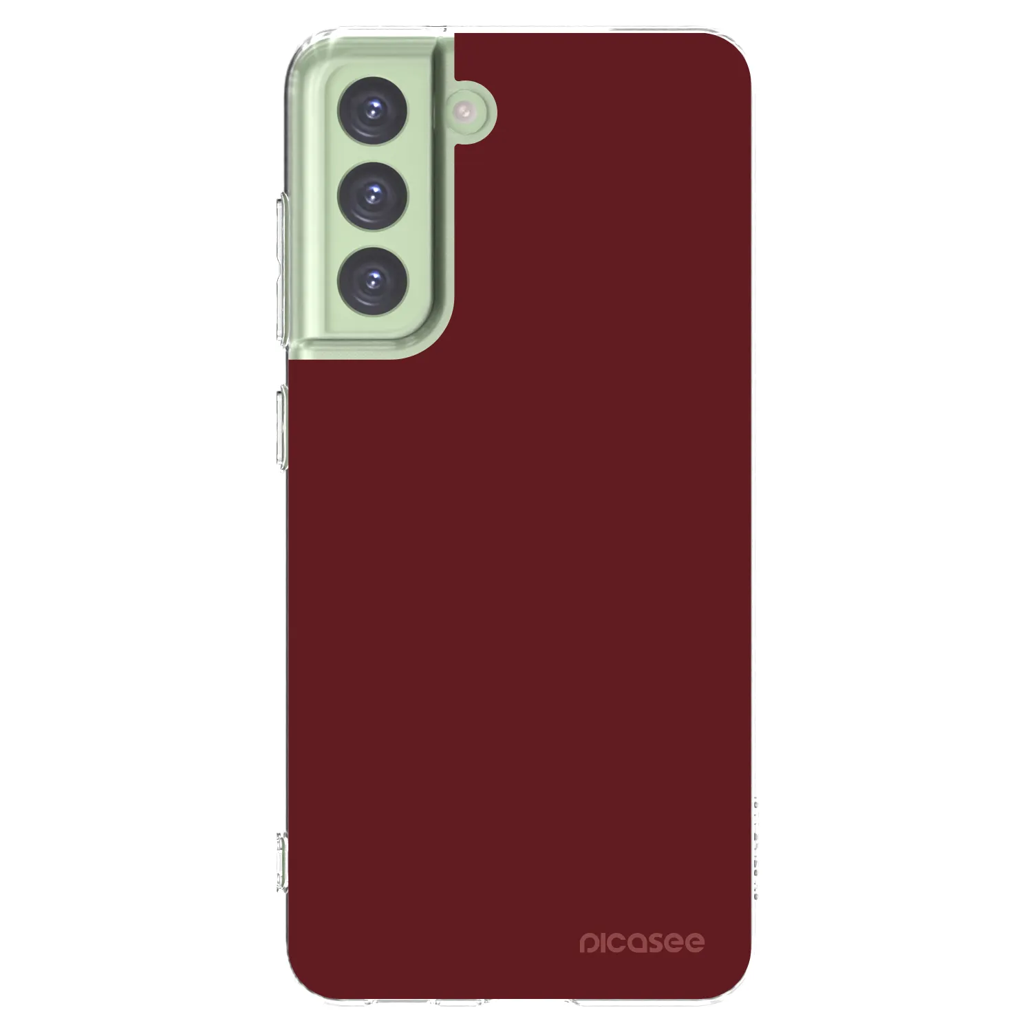 Picasee διαφανής θήκη σιλικόνης Samsung Galaxy S21 FE 5G - Red Bliss