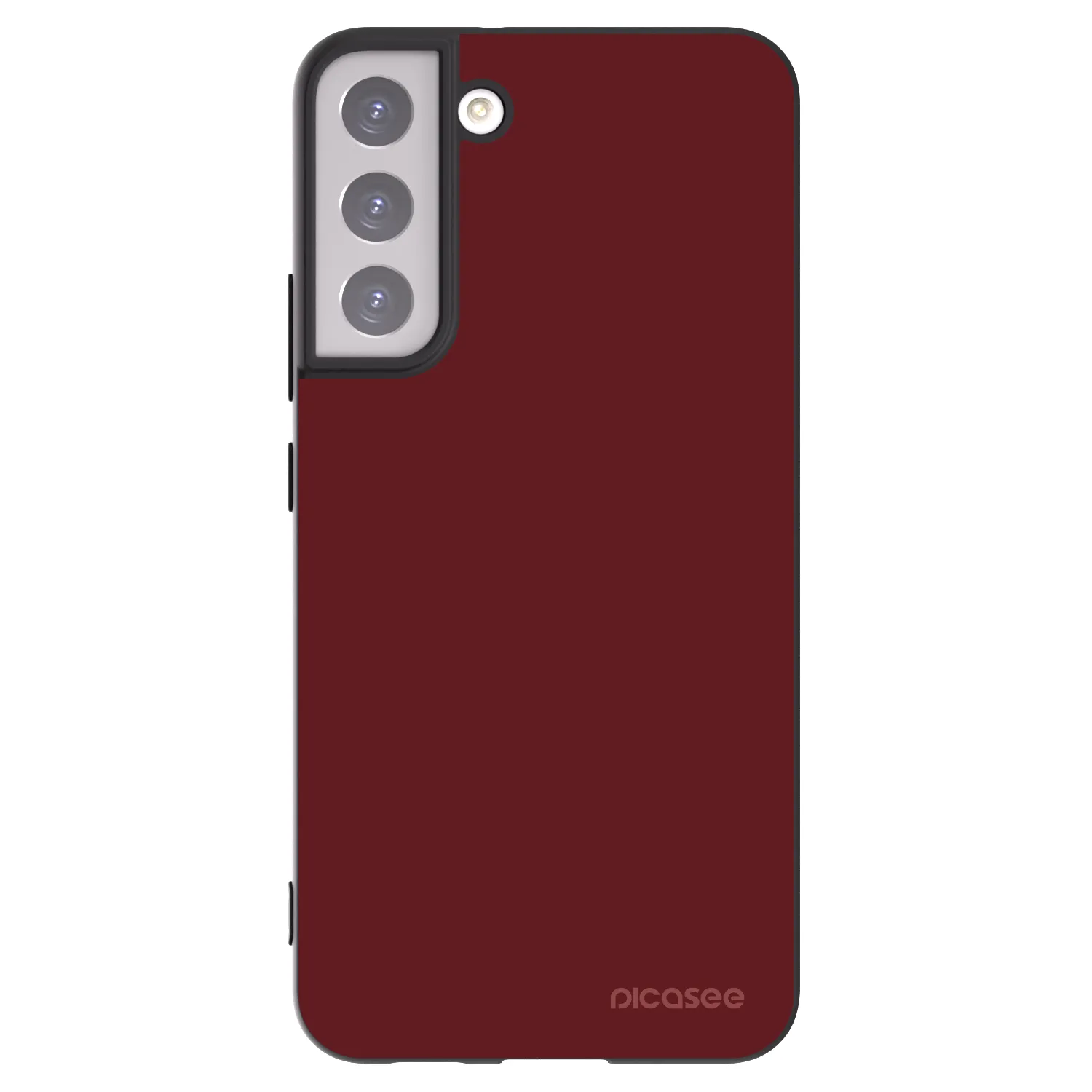 Picasee Μαύρη θήκη σιλικόνης για Samsung Galaxy S22+ 5G - Red Bliss