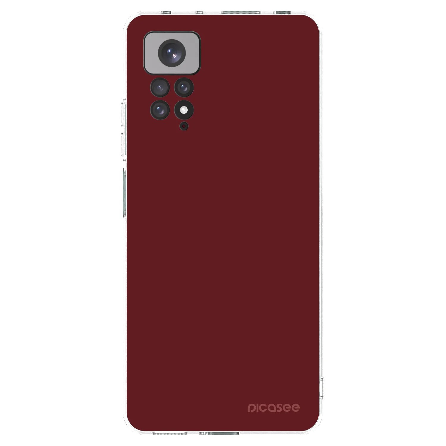 Picasee διαφανής θήκη σιλικόνης Xiaomi Redmi Note 11 - Red Bliss