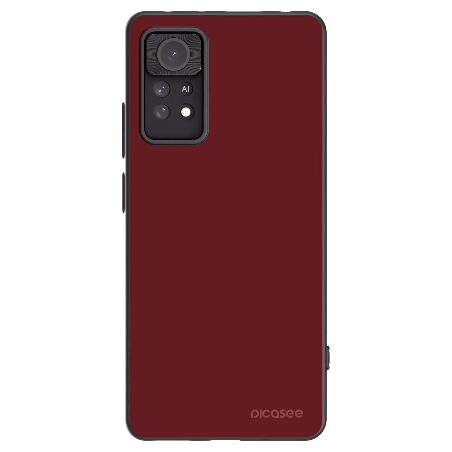 Picasee Μαύρη θήκη σιλικόνης για Xiaomi Redmi Note 11 Pro 5G - Red Bliss