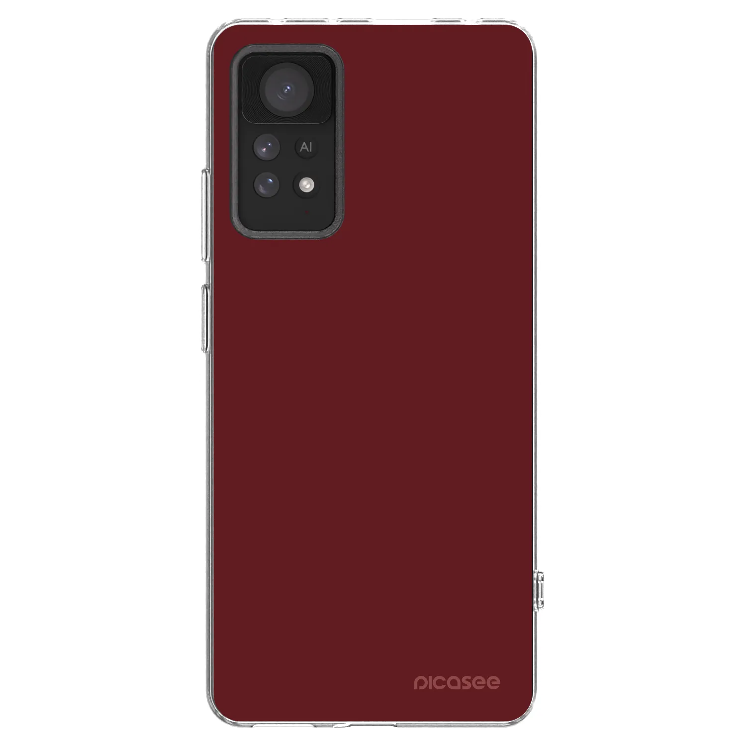 Picasee διαφανής θήκη σιλικόνης Xiaomi Redmi Note 11 Pro 5G - Red Bliss