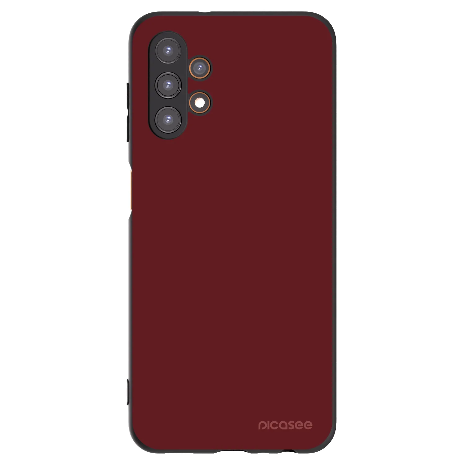 Picasee Μαύρη θήκη σιλικόνης για Samsung Galaxy A13 4G A135 - Red Bliss