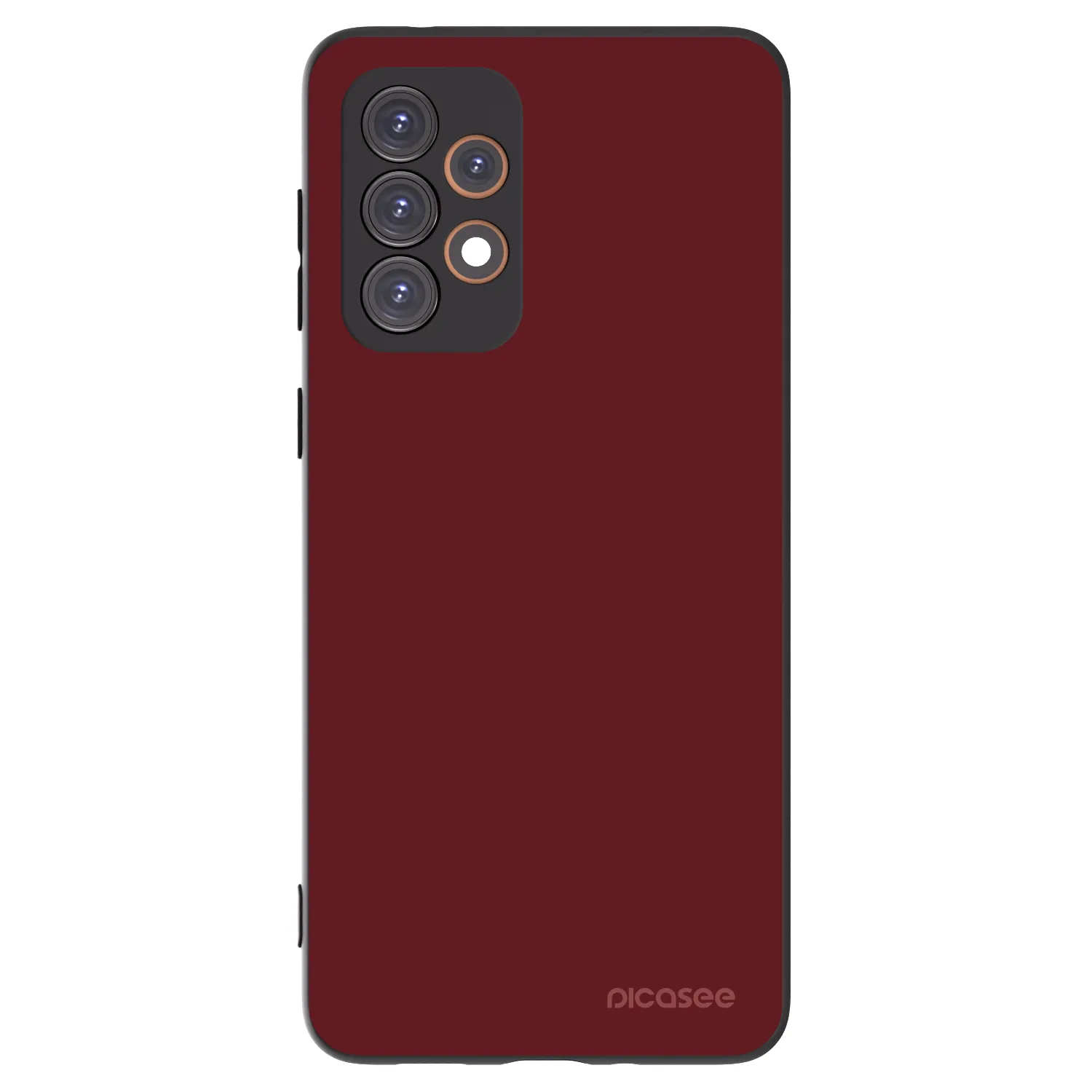 Picasee Μαύρη θήκη σιλικόνης για Samsung Galaxy A33 5G A336 - Red Bliss