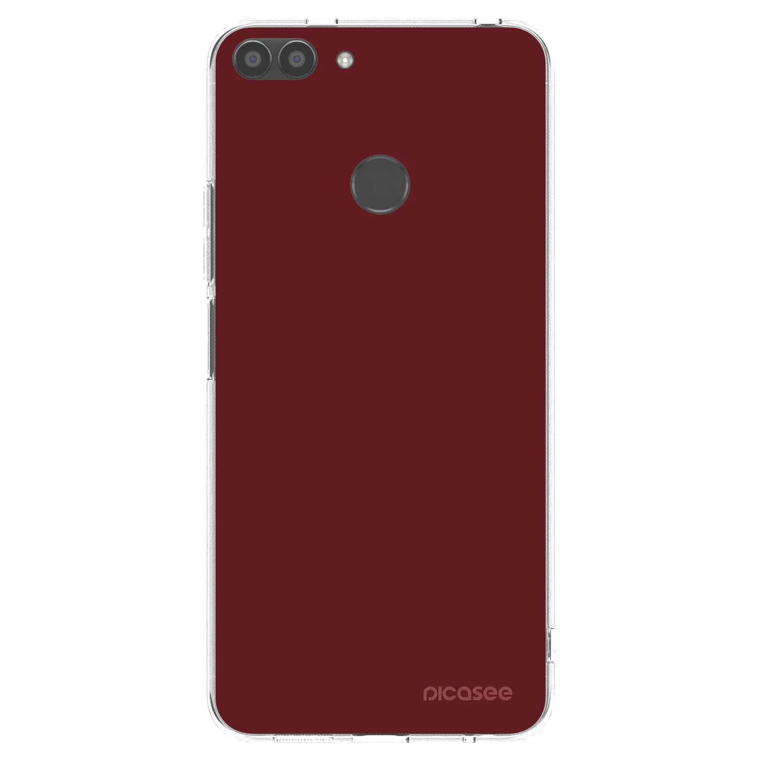 Picasee διαφανής θήκη σιλικόνης Huawei P Smart - Red Bliss