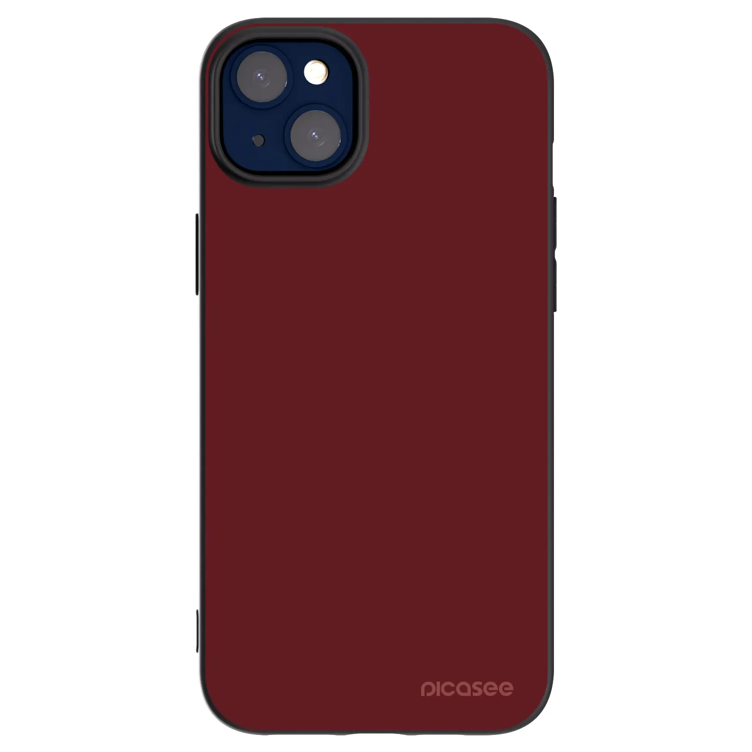 Picasee Μαύρη θήκη σιλικόνης για Apple iPhone 14 Plus - Red Bliss