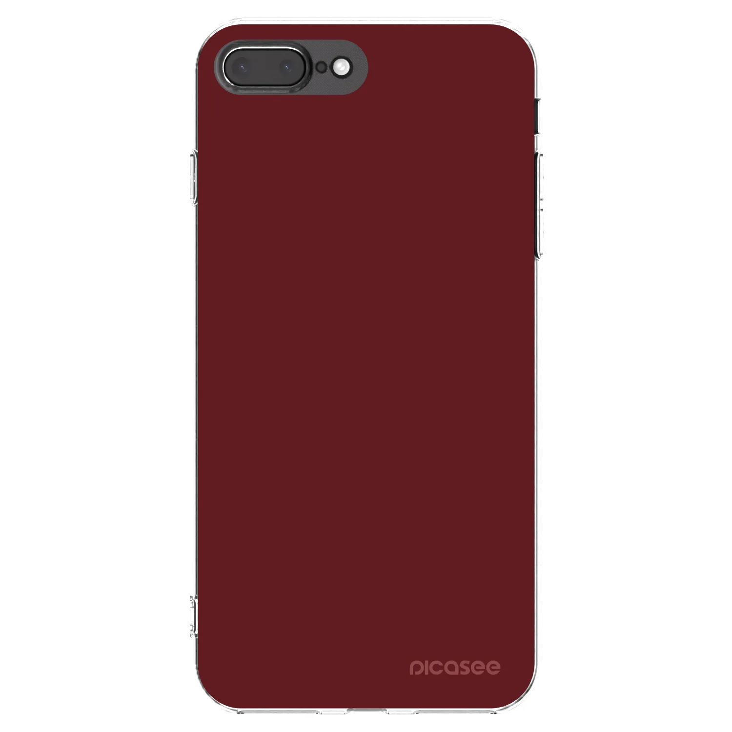 Picasee διαφανής θήκη σιλικόνης Apple iPhone 8 Plus - Red Bliss