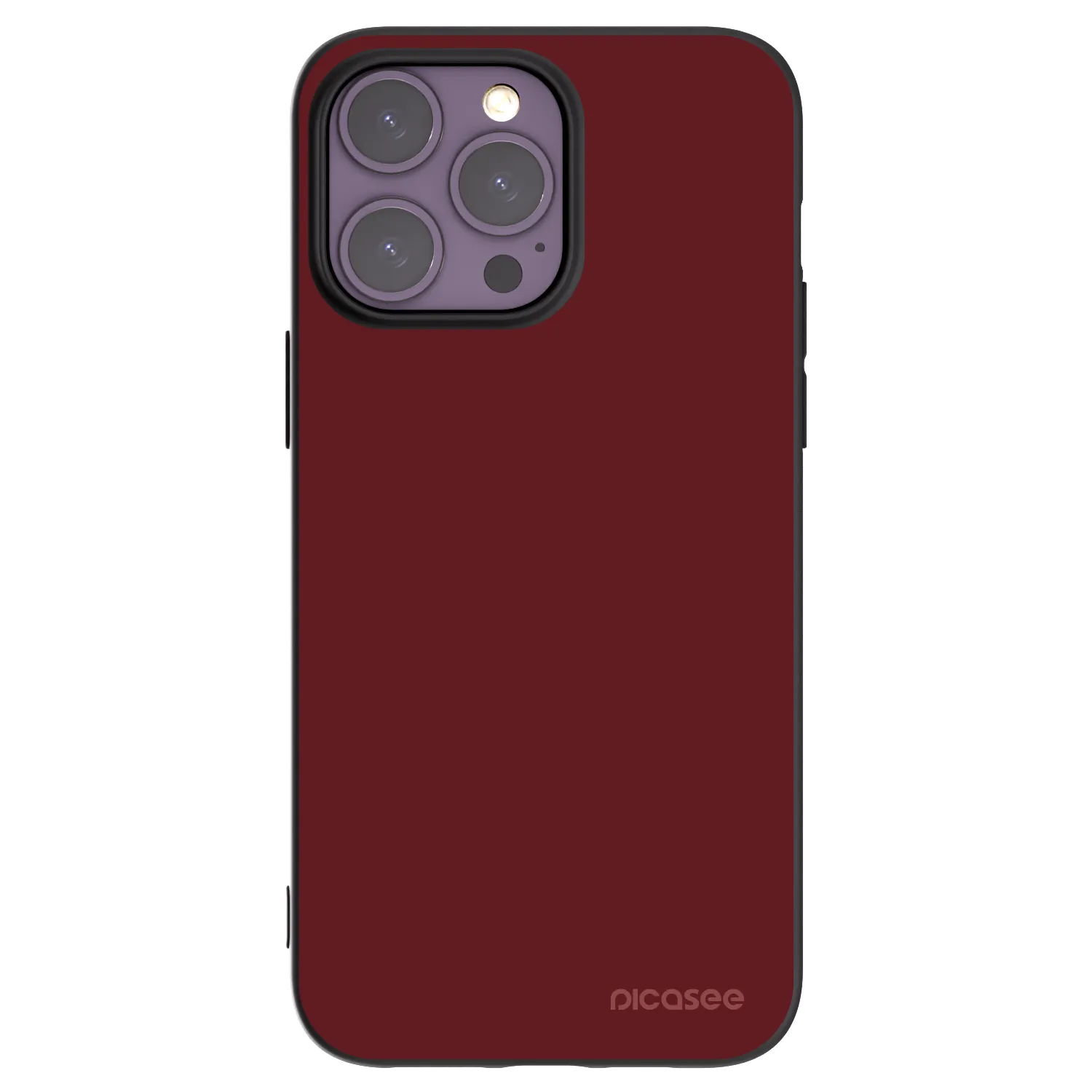 Picasee Μαύρη θήκη σιλικόνης για Apple iPhone 14 Pro Max - Red Bliss