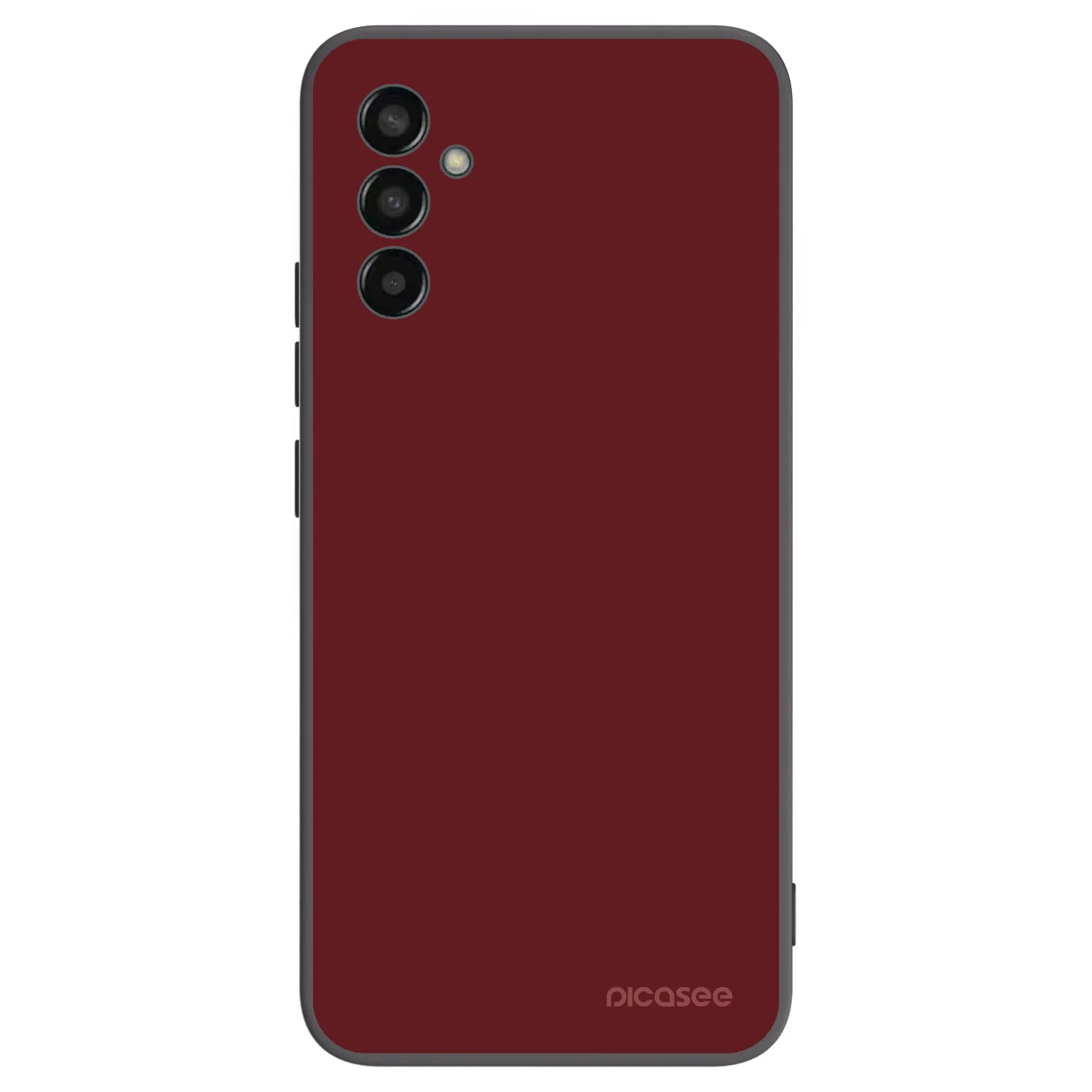 Picasee Μαύρη θήκη σιλικόνης για Samsung Galaxy M13 M135F - Red Bliss
